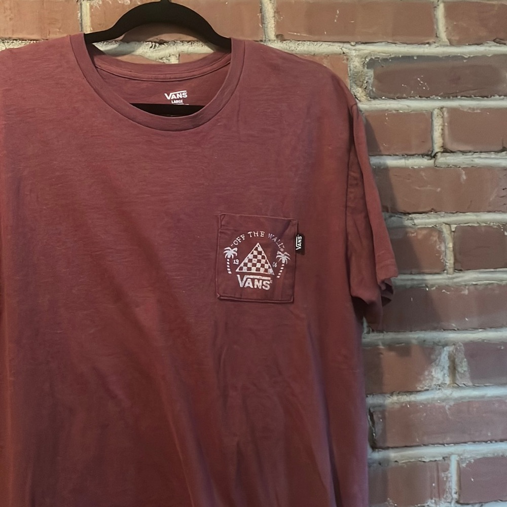 Men’s Vans Maroon T Shirt